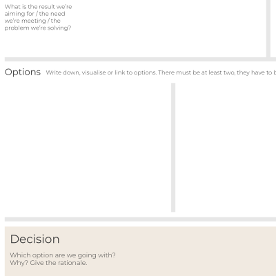 Actionable feedback framework